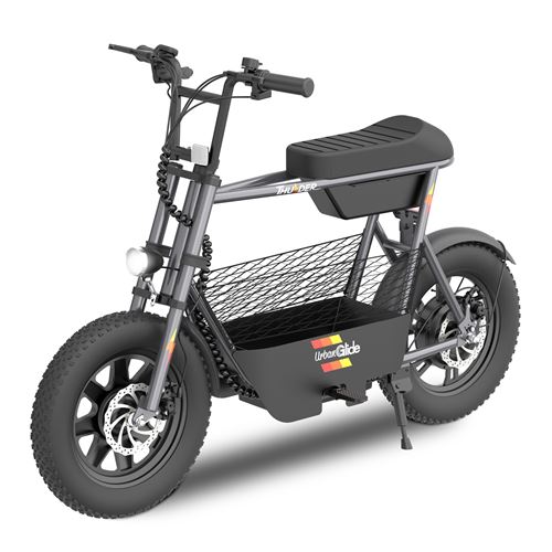 Urbanglide Gris Thunder 160 - Draisienne - Autonomie 30Km - Pneu 16'' - Image 3