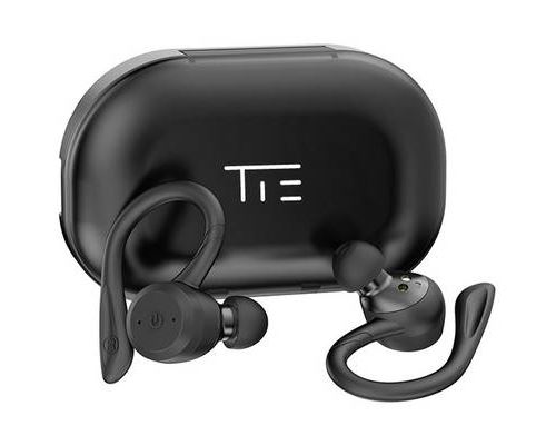 Tie Studio TBE1018 Bluetooth pour le sport Casque stéréo oreilles libres intra-auriculaire résistant à leau, arceau auriculaire noir