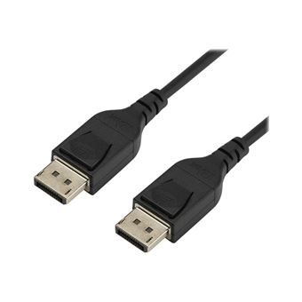StarTech.com 3ft/1m VESA Certified DisplayPort 1.4 Cable, 8K 60Hz HBR3 HDR, Super UHD DisplayPort to DisplayPort Monitor Cord, Ultra HD 4K 120Hz DP 1.4 Slim Video Cable M/M DP Connectors - DP 1.4 Latching Cable - DisplayPort kabel - DisplayPort (M) met gr - 1