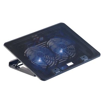 Callstel : Support de ventilation à rétroéclairage LED pour ordinateur portable jusqu'à 17 - 1