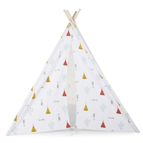 CHILDWOOD Tente Toile 143 x 135 x 135 cm Blanc TIPTIPI