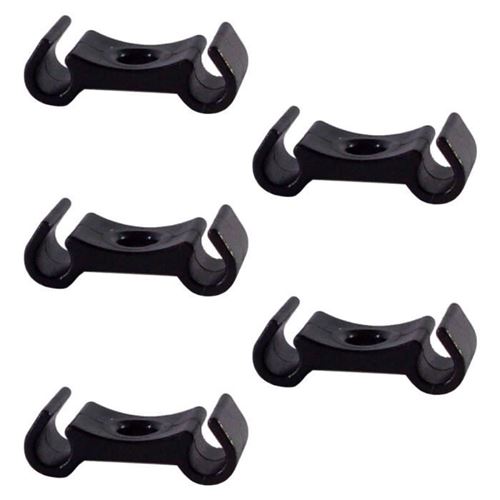 5x support de fixation de gaine double vélo frein dérailleur crochet durite cycle cyclo universel