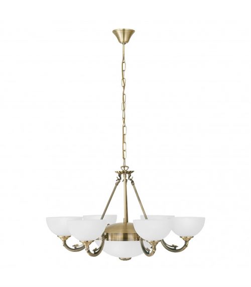 Chandelier SAVOY 6 ampoules bronze