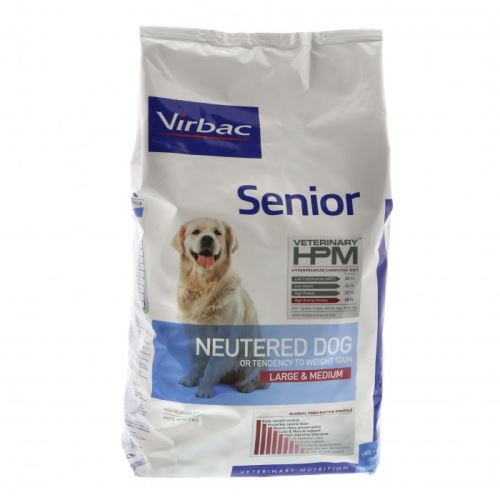 Meilleurs prix pour Croquettes virbac hpm senior neutered large & medium pour chien (dluo 6 mois)