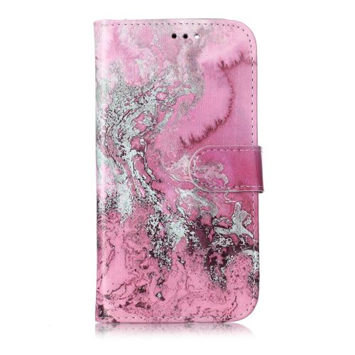 Etui en PU impression de modèle rose pour Apple iPhone XR 6.1 pouces (2019)