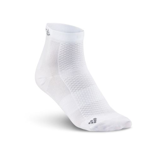 Lot de 2 paires de chaussettes mi-hautes Craft running Blanc