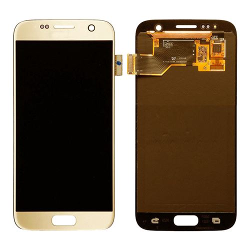 Ecran OLED avec vitre tactile doré de remplacement pour Samsung Galaxy S7 (G930 / G930F / G930FD)