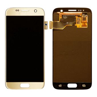 Ecran OLED avec vitre tactile doré de remplacement pour Samsung Galaxy S7 (G930 / G930F / G930FD) - 1