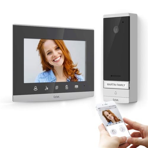 Extel - Visiophone wave sans fil connecté 350 m maxi 7 - 720313