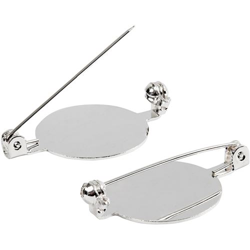 Creotime broche 20 mm en argent 100 pièces