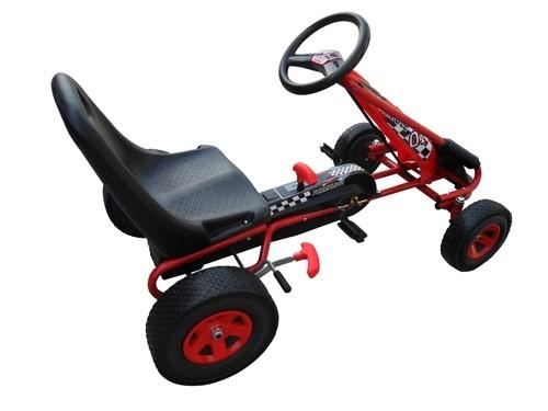 Kart Voiture A Pedale Gokart Rouge Enfant Jeux Jouets Voiture
