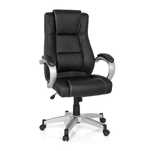 MyBuero RELAX CL180 - Fauteuil Gamer Noir Buerostuhl24 simili cuir