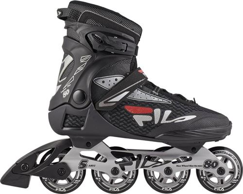 Fila patins à roues alignées Legacy Pro 80 hommes noir/rouge