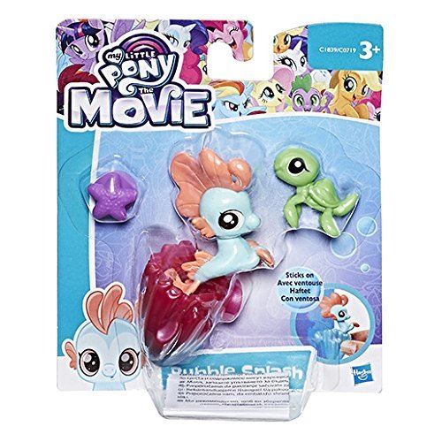 My Little Pony: Le Film – Bébé Poney Sirène – Bubble Splash – Figurine 3 cm + Accessoires