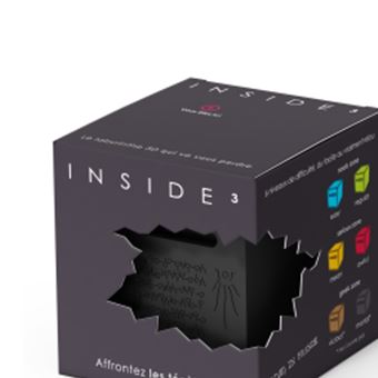 Jeu de société Inside3 Cube Labyrinthe Mortal Phantom Cthulhu Noir