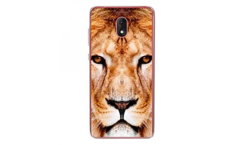 Coque souple pour Wiko Lenny 5 avec impression Motifs tête de lion