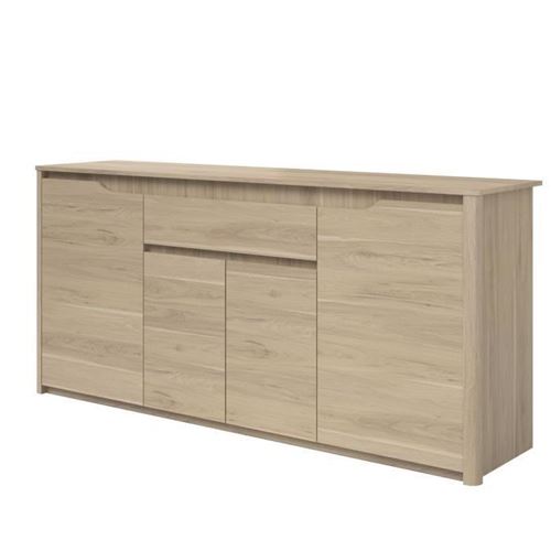 BETTY Buffet bas contemporain decor chene - L 185 cm