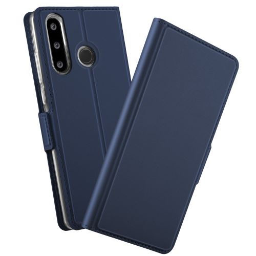 Housse étui Coque en cuir avec poche pour HUAWEI P30 Lite - Bleu -3965