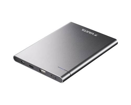 Batterie Power Bank LiPo Varta Portable Slim 12000 mAh argent