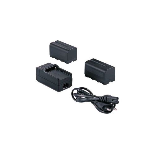 Falcon Eyes Kit 2x Batteries Np-f750 + Chargeur Sp-chg Pour Dvr-240d