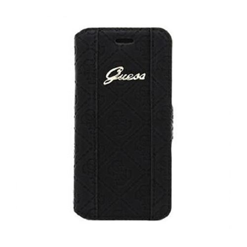 Etui folio guess scarlet collection noir pour samsung galaxy ace 4 g357