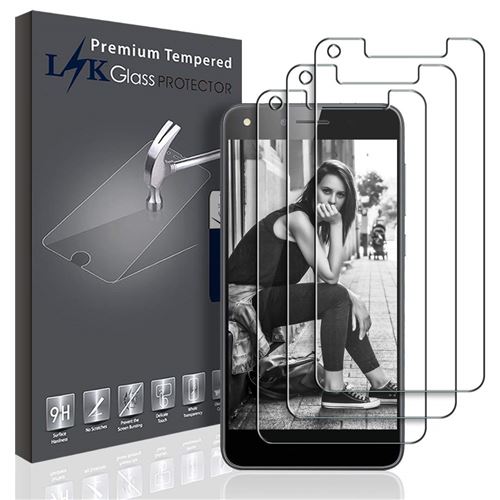 Huawei Y6 II Compact Vitre protection d'ecran en verre trempé incassable protection integrale Full 3D Tempered Glass - [Lot de 3 Pieces]