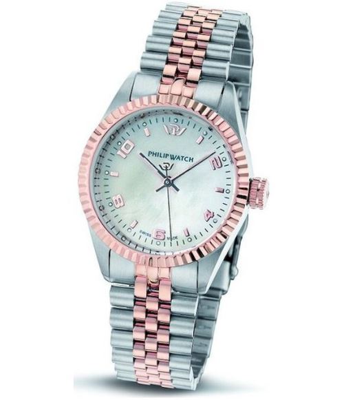 Philip Watch Montre Femme R8253597503 Argent, rose
