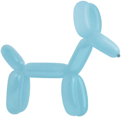 Amscan ballons de mode Mode 114 cm latex bleu clair 100 pièces