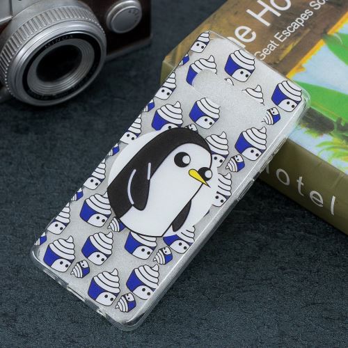 Coque en TPU impression de motif manchots pour votre Samsung Galaxy S10