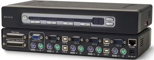 Belkin Omniview Pro3 Usb & Ps/2 16-Port Kvm Switch - Commutateur Kvm - 16 X Kvm Port(S) - De Bureau, Montable Sur Rack
