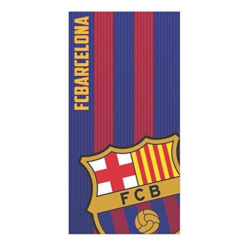FCB F.C. BARCELONA Serviette de bain et plage en microfibre. 70x140 cm. Barça 161
