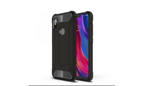 Coque Hybride pour Xiaomi Redmi Note-6 Pro noir