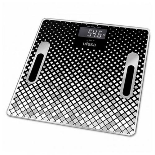Balance Numérique de Salle de Bain UFESA BE1855 (30 x 30 cm) Negro