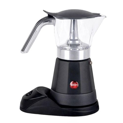 Cafetiere electrique eldom ka40, le type italien (percolateur), pour 6 tasses, 480w