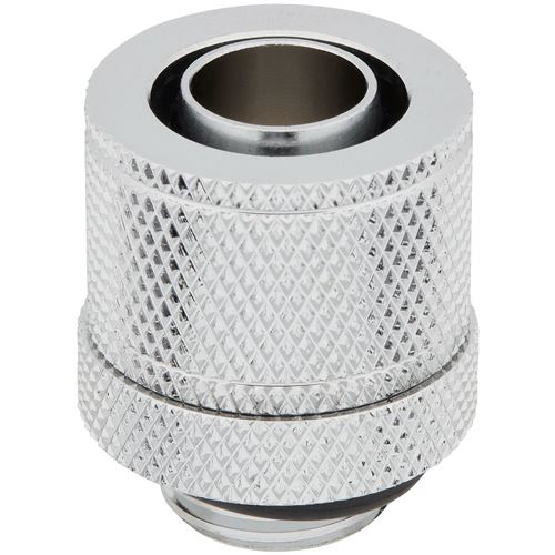 Corsair Hydro X Series Xf Compression Fitting - Raccord pour Système De Refroidissement Par Liquide - Chrome (Pack De 4)