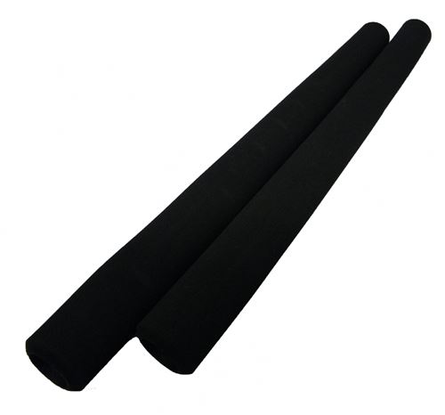 TOM couvercle de guidon 40 cm 2 pièces noir