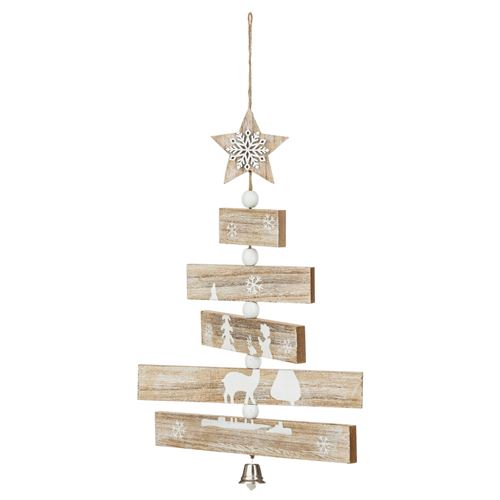 Sapin en bois à accrocher - Décoration