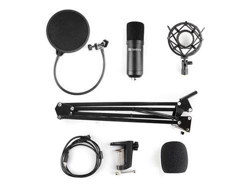 Non Communiqué Sandberg Streamer Usb Microphone Kit - Microphone - Usb - Image 1