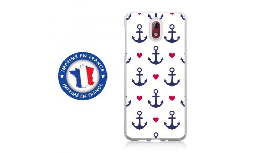 Coque souple pour Nokia 3-1 avec impression Motifs thème marin 5