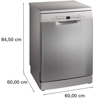 Bosch Serie | 2 SMS2HTI72E - Lave-vaisselle - WiFi - Niche - largeur : 60 cm - profondeur : 57 cm - hauteur : 81.5 cm - finition inox