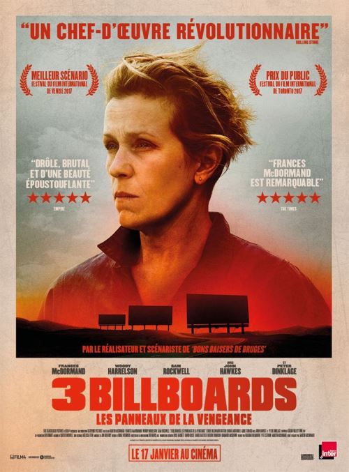 3 Billboards, Les Panneaux De La Vengeance - AFFICHE CINEMA ORIGINALE