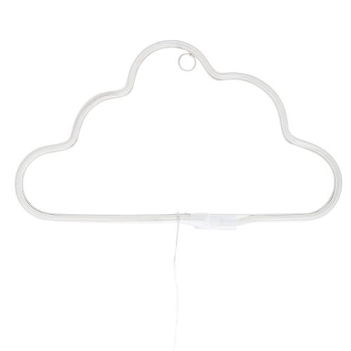 Lampe néon led pour enfant veilleuse - forme nuage - blanc