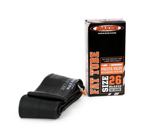 Maxxis Chambres à air Maxxis Mtb Tube Fat Bike 1.0 Mm 26 X 3.80/5.00 Fv 26 X 3.80/5.00 FV