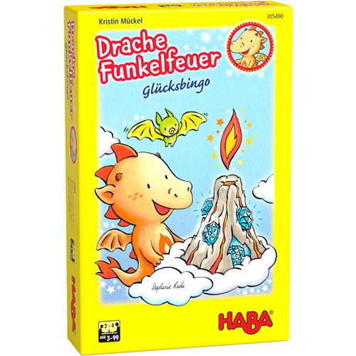 Haba bingo chanceux Dragon Flickerfire junior carton 6-pièces (de)