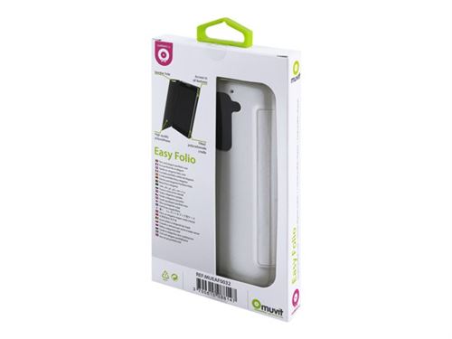 Muvit MUEAF0032 - Beschermende bedekking voor mobiele telefoon - wit - voor LG G2 D800