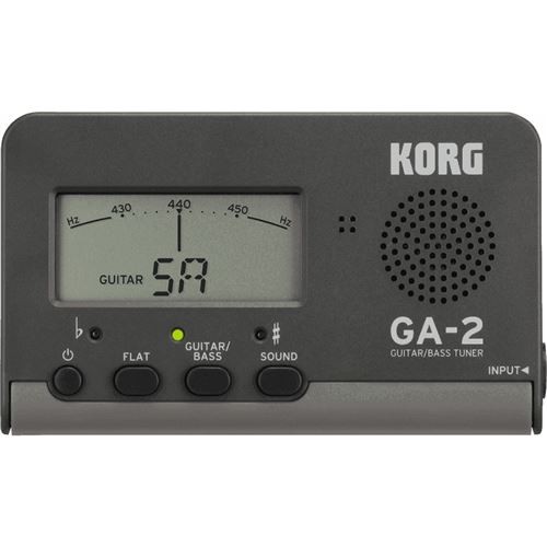 Korg GA-2 noir - Accordeur Guitare/basse, Accessoire pour guitare