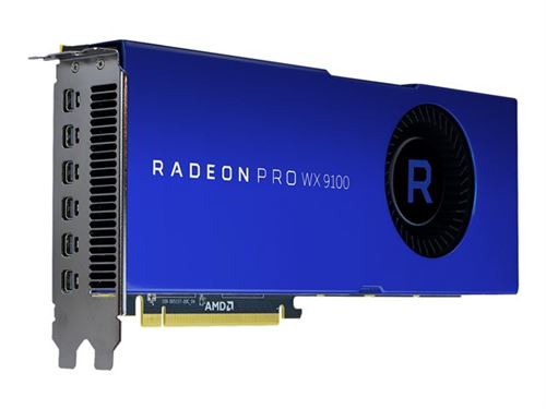 AMD RADEON PRO WX 9100 16Go High Bandwidth Memory (HBM) - cartes graphiques (16 Go, High Bandwidth Memory (HBM), 2048 bit, 945 MHz, 1 ventilateur(s))