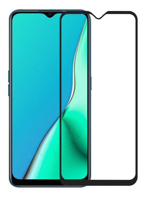 Verre Trempe pour OPPO RENO A5 2020 - Film Transparent Bord Noir Vitre Protection Ecran [Phonillico®]
