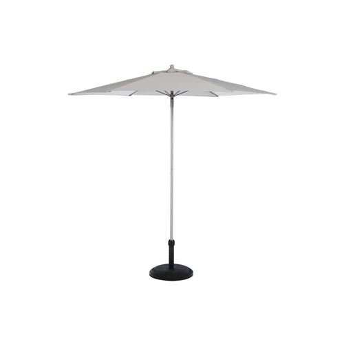 Parasol droit rond Anzio - Diam. 230 cm - Taupe