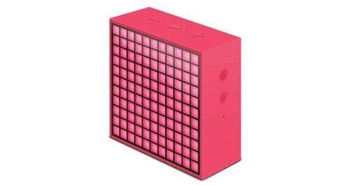 Divoom Timebox Mini - Haut-parleur - pour utilisation mobile - sans fil - Bluetooth - Contrôlé par application - 5 Watt - rose chaud